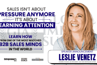 Speaker Announcement LESLIE VENETZ Founder, The Sales-Led GTM Agency USA Today Bestselling Author