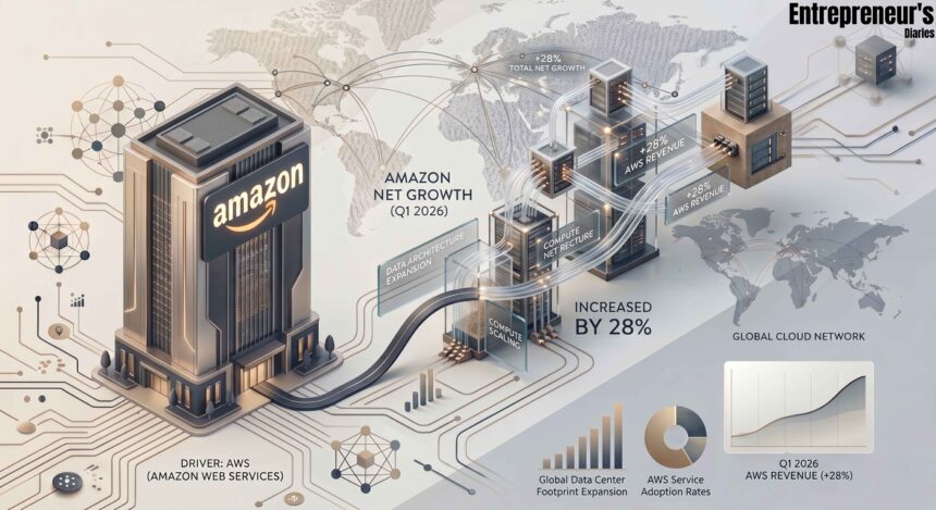 AWS 28% growth Q1 2026