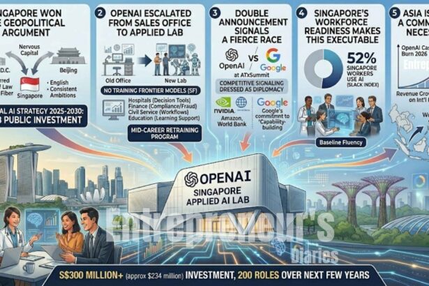 OpenAI Singapore Applied AI Lab launch at ATxSummit 2026 marking the first non-US applied AI lab in Singapore