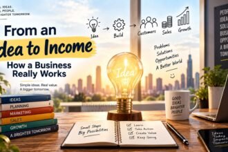 Learn what business means, how a business works, the main types of businesses and simple examples that explain how companies make money and grow.