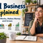 Small business owner working on business growth, customers, sales and financial planning.